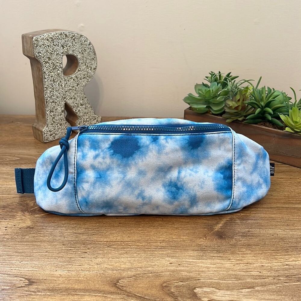 Gap Blue and White Canvas Tie Dye Fanny Pack